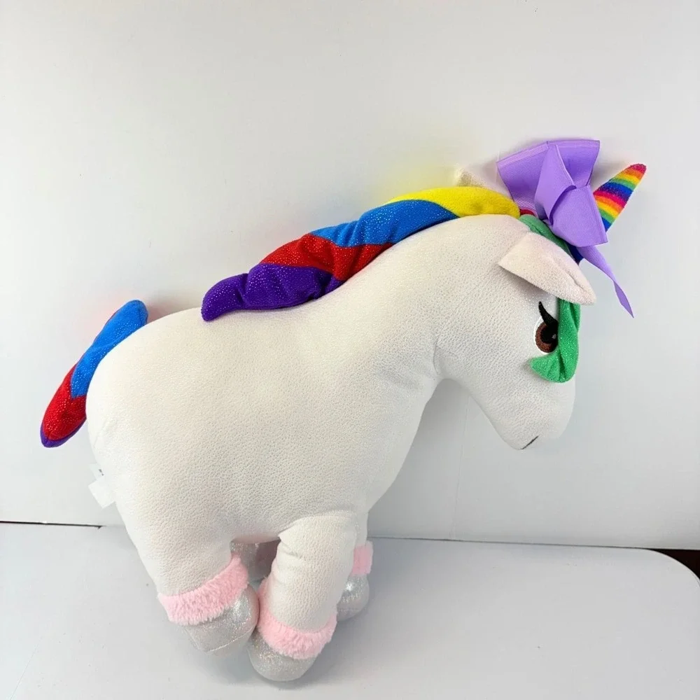 JoJo Siwa Nickelodeon Rainbow Unicorn Plush Stuffed Animal 18